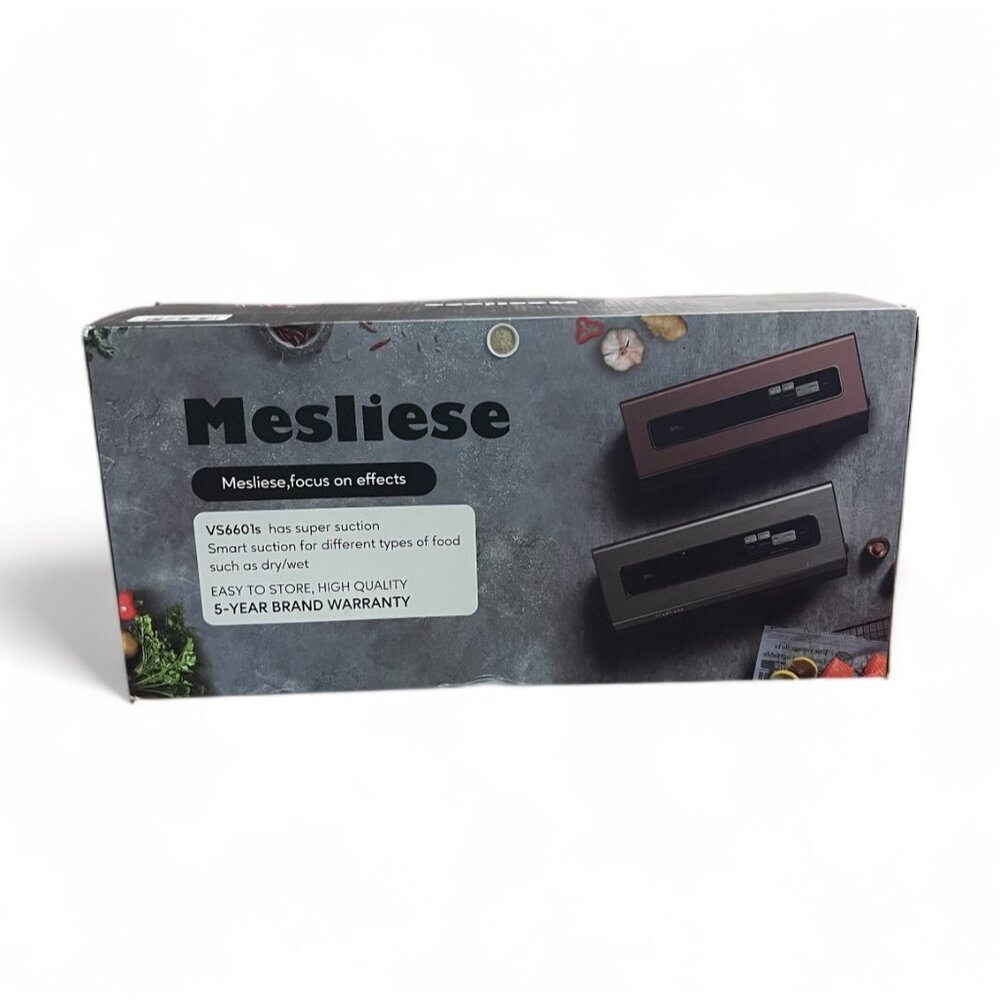 Mesliese Vacuum Sealer Machine Powerful 90Kpa Precision 6-in-1 Compact(Pink),New - Picture 2 of 10